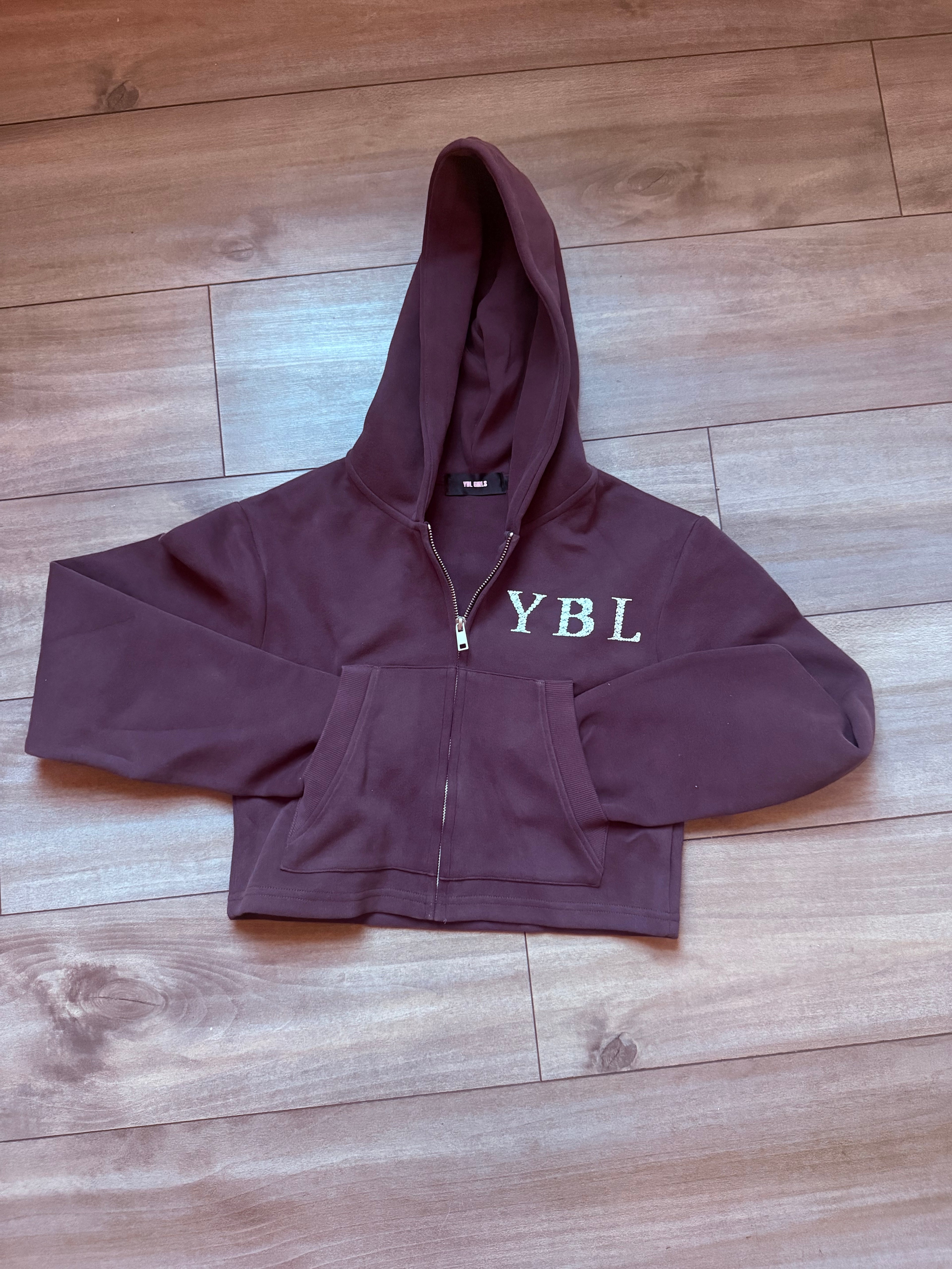 YBL girls dark reddish jacket
