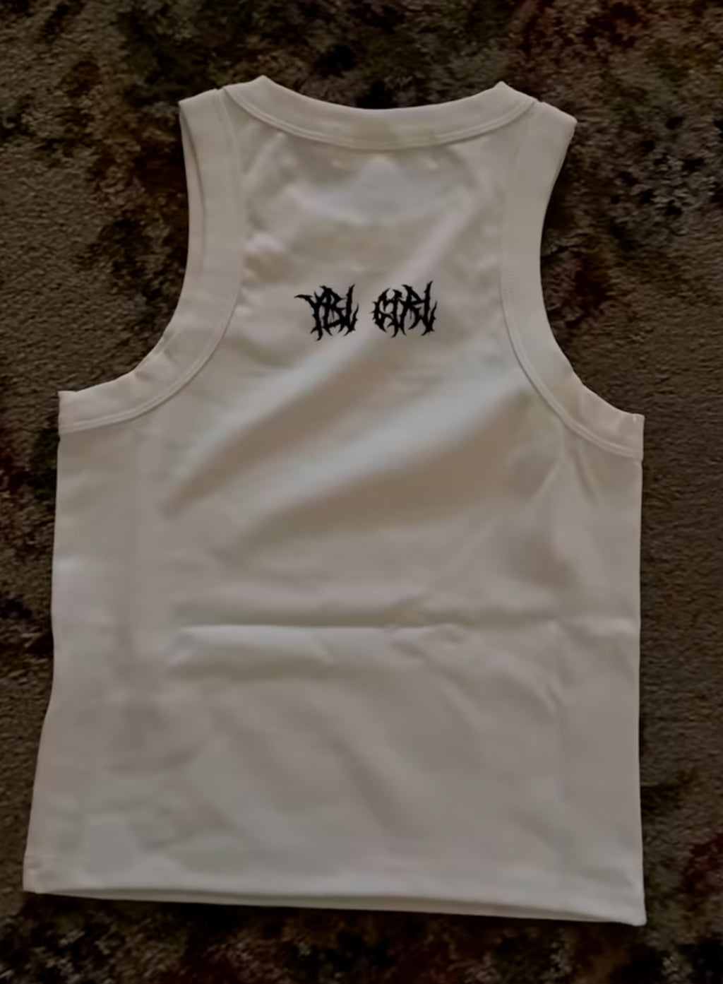 YBL girl white tank top