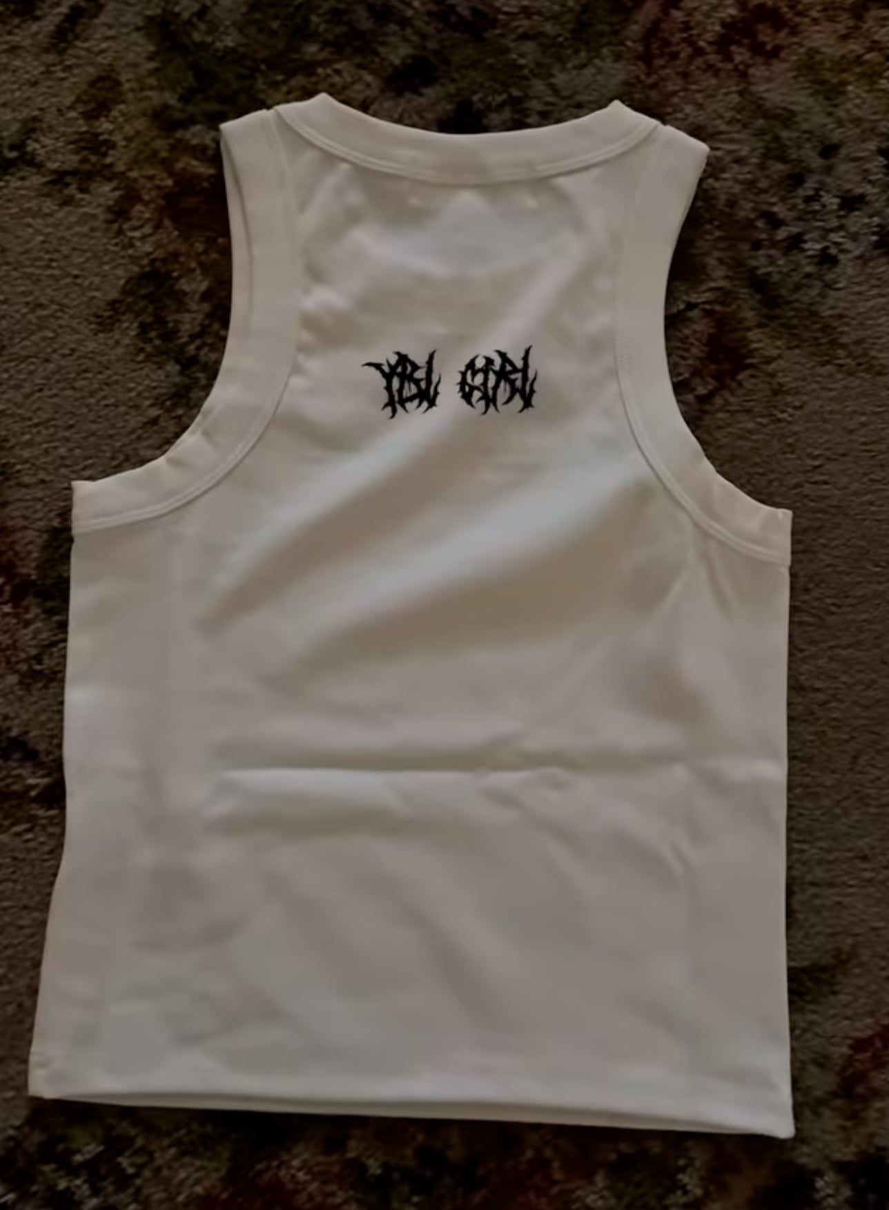 YBL girl white tank top