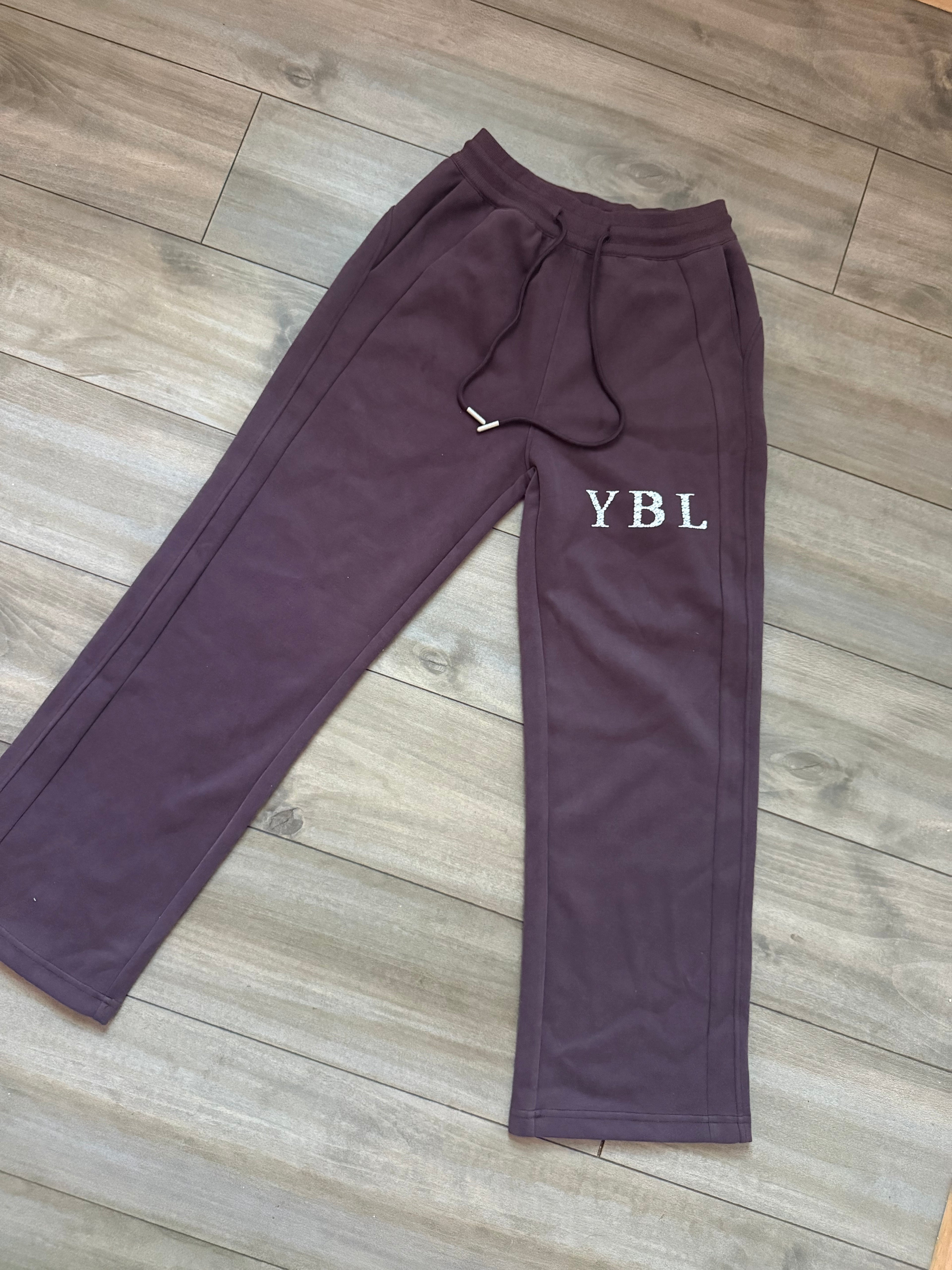 YBL girls drak reddish straight leg pants