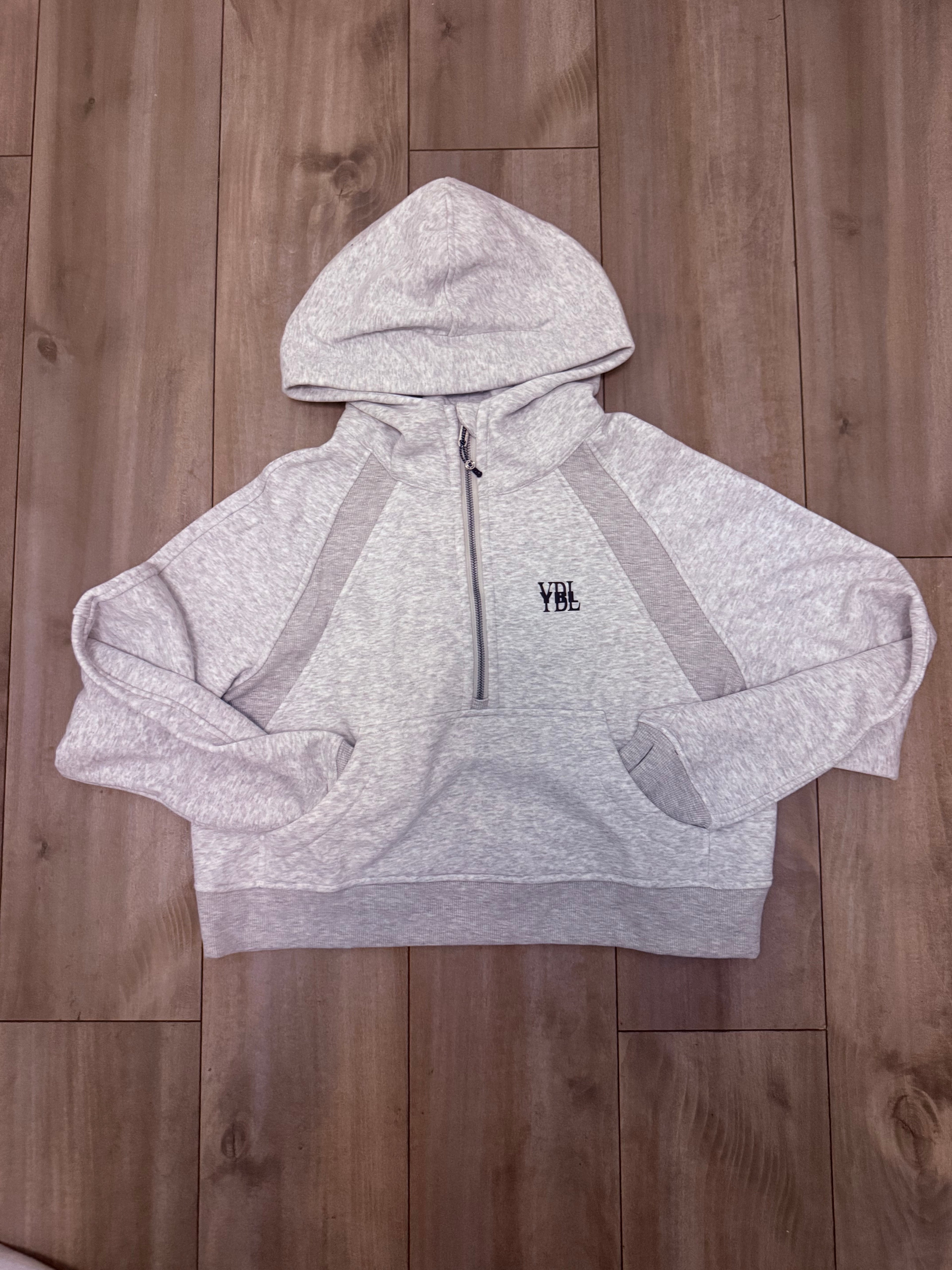 YBL girls half zip hoodie