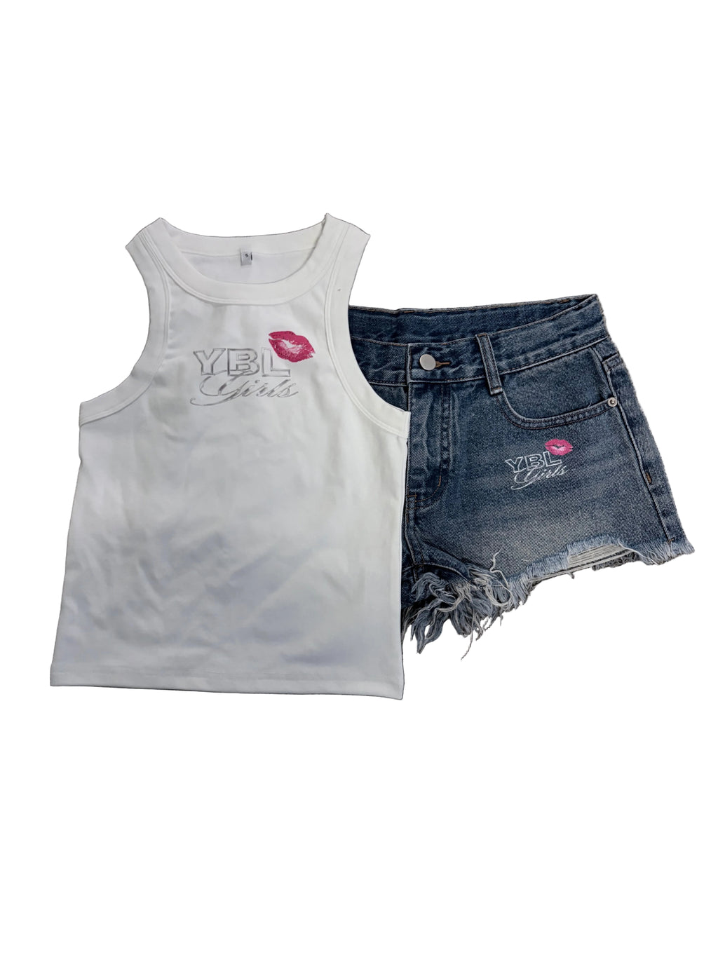 denim girls set ￼