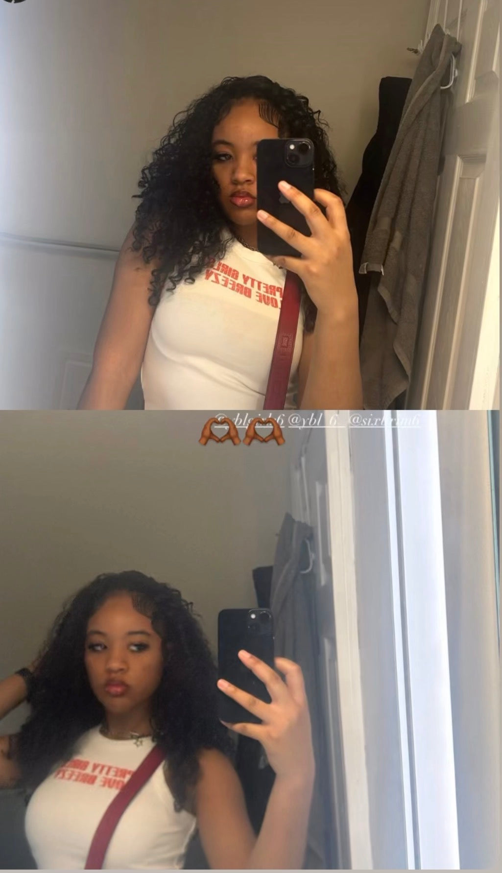 Pretty girls love breezy tank top