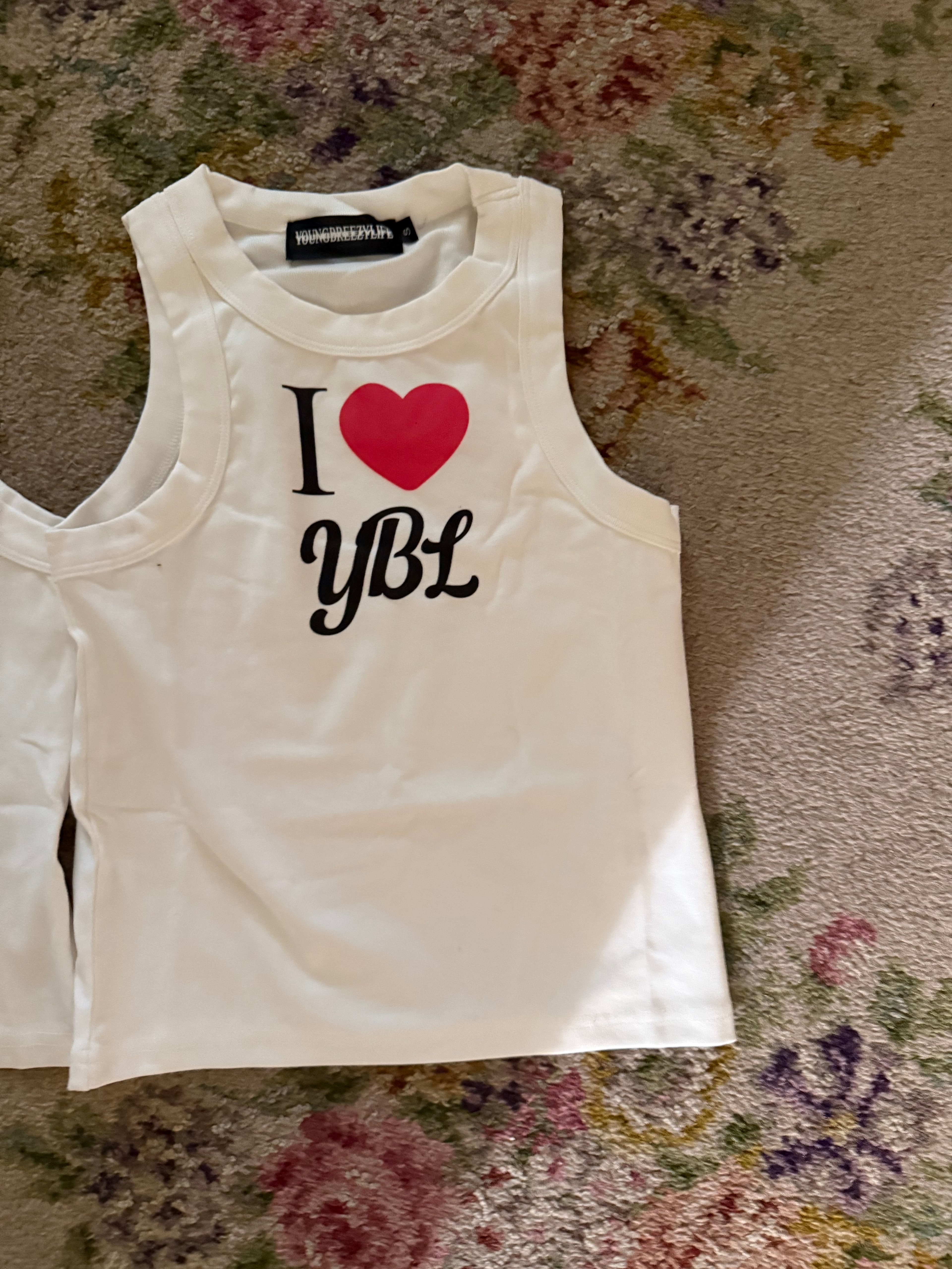 YBL girls   White tank top