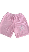 B pink shorts