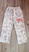 grey dirty washed sweatpants