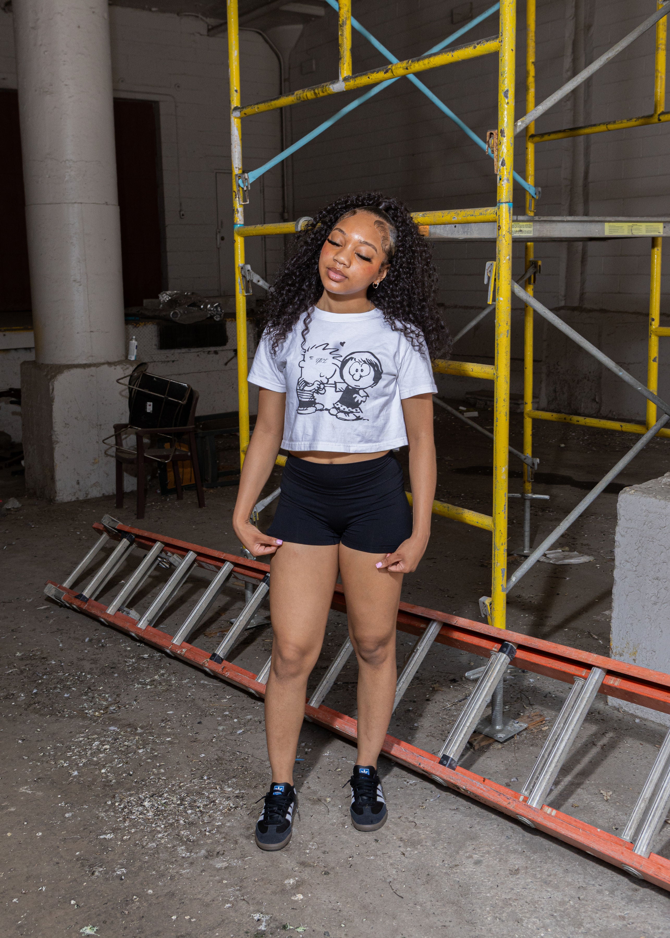sweat heart girls tee