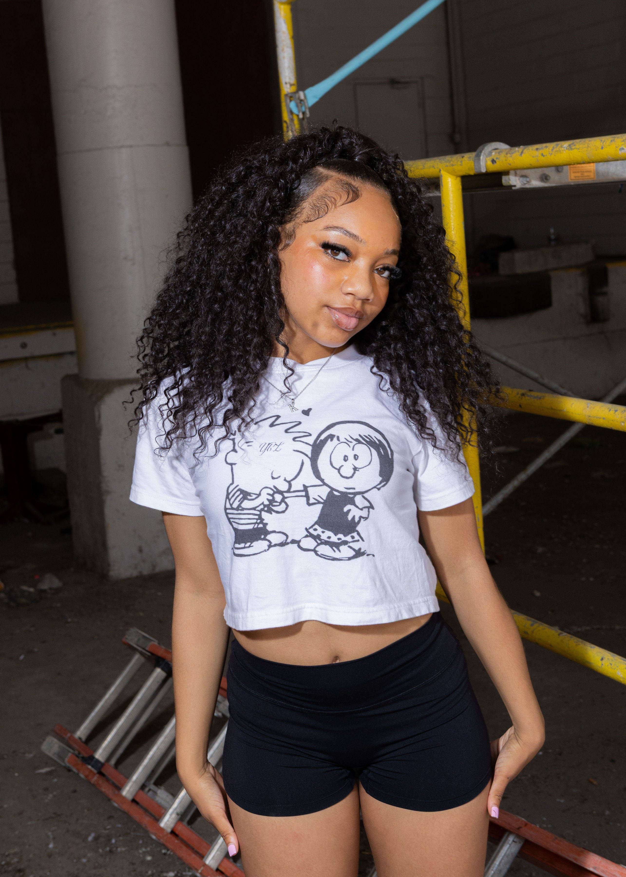 sweat heart girls tee