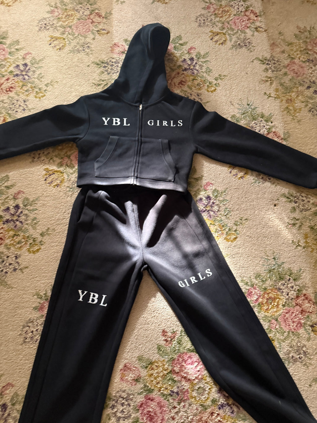 girls black set