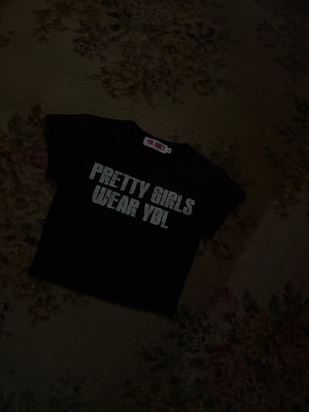 Pretty girls wear YBL washed  crop tee