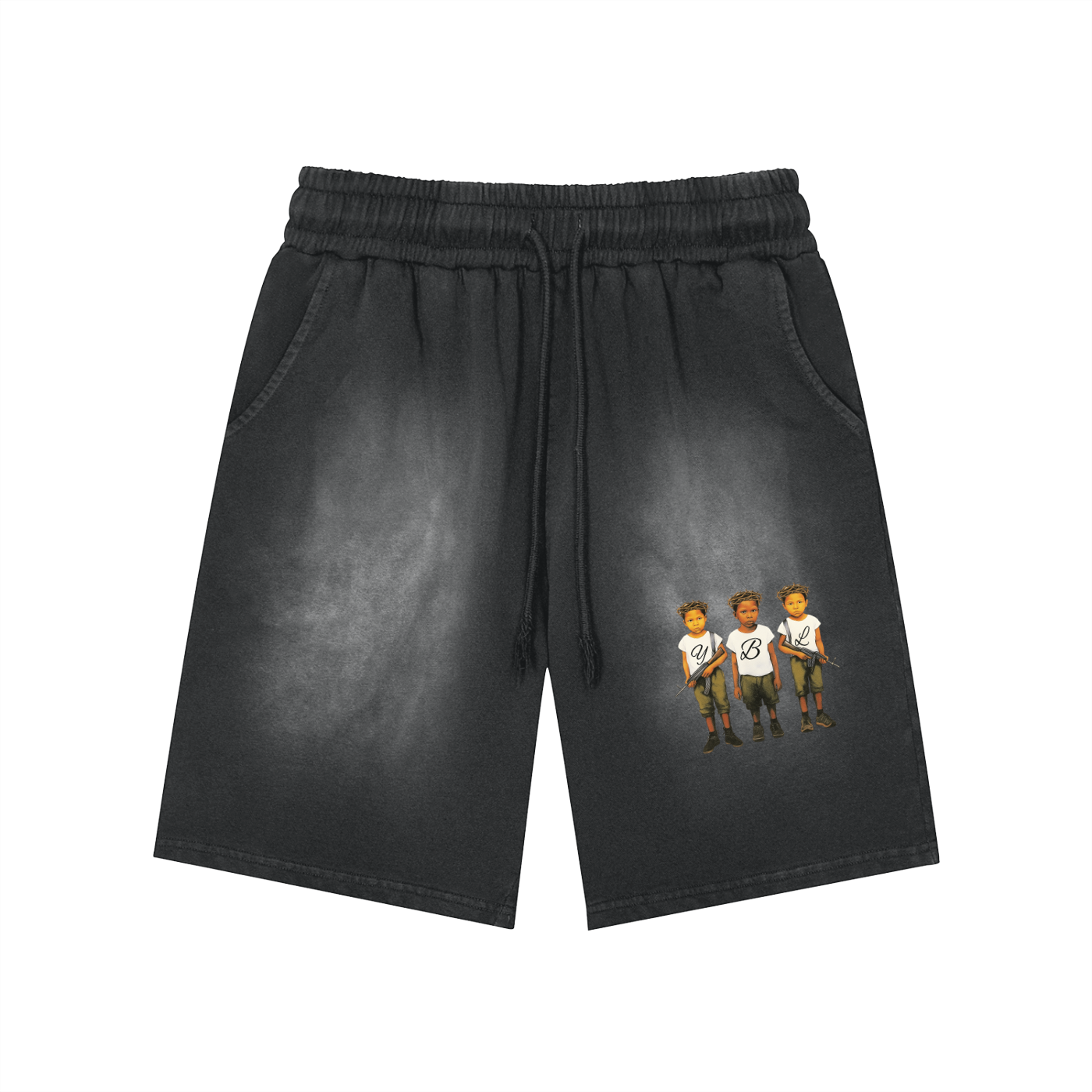 Triple black shorts