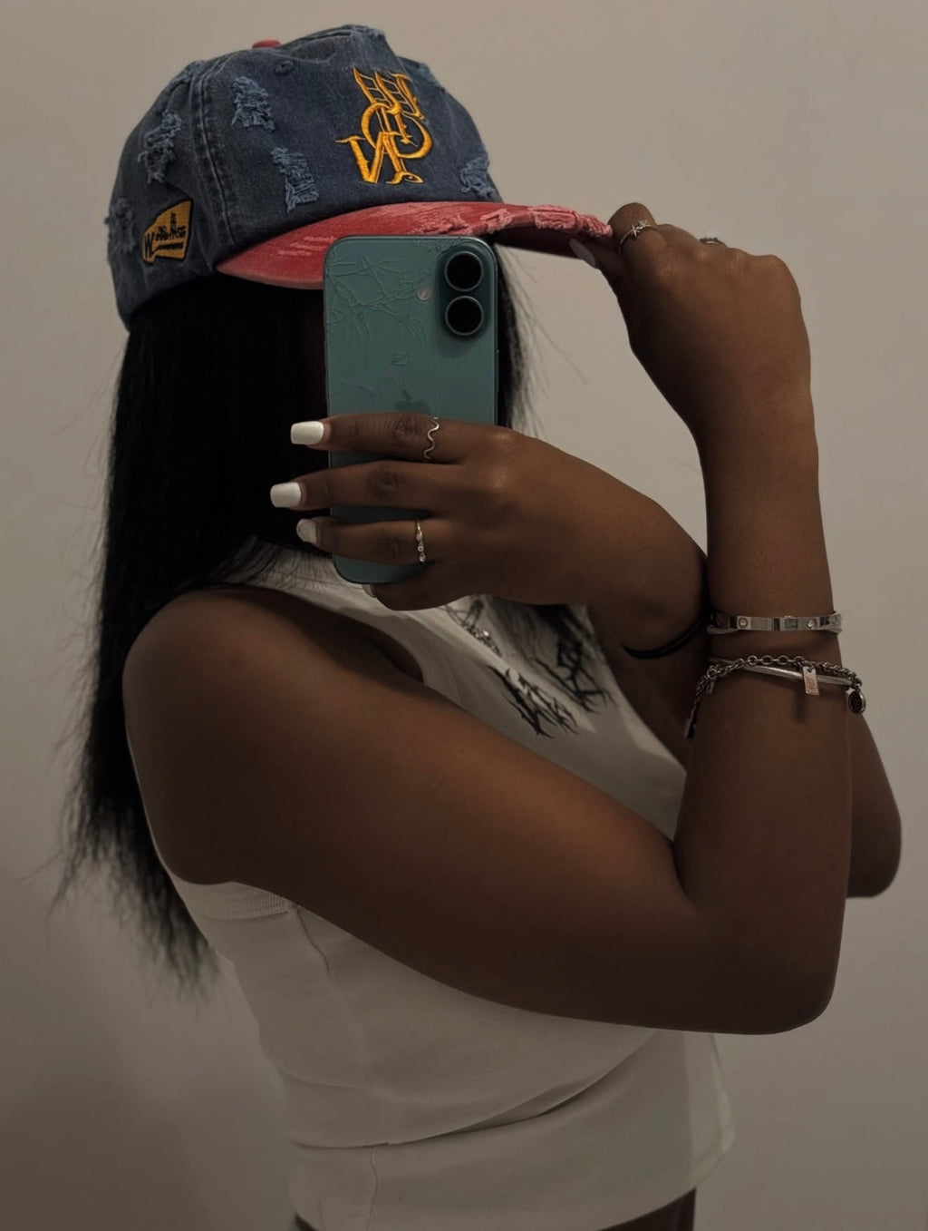 YBL girl white tank top