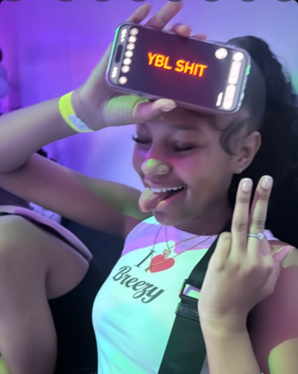 YBL girls   White tank top