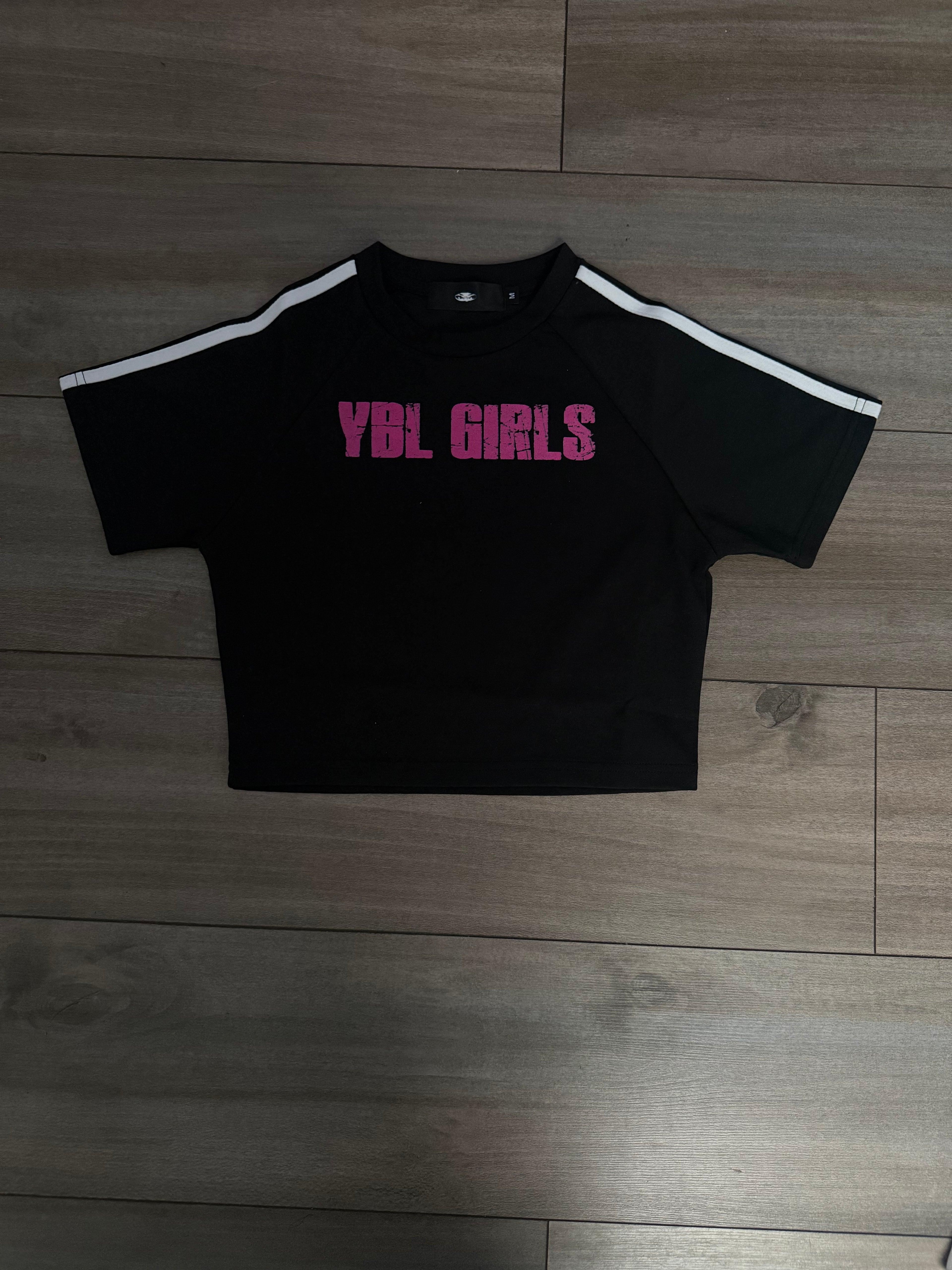 YBL girls strip ￼ crop top