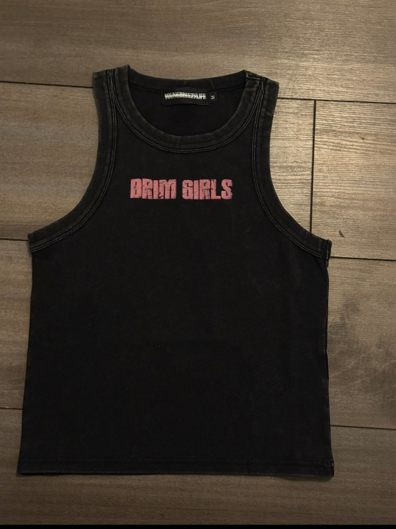 YBL girls Black tank tops