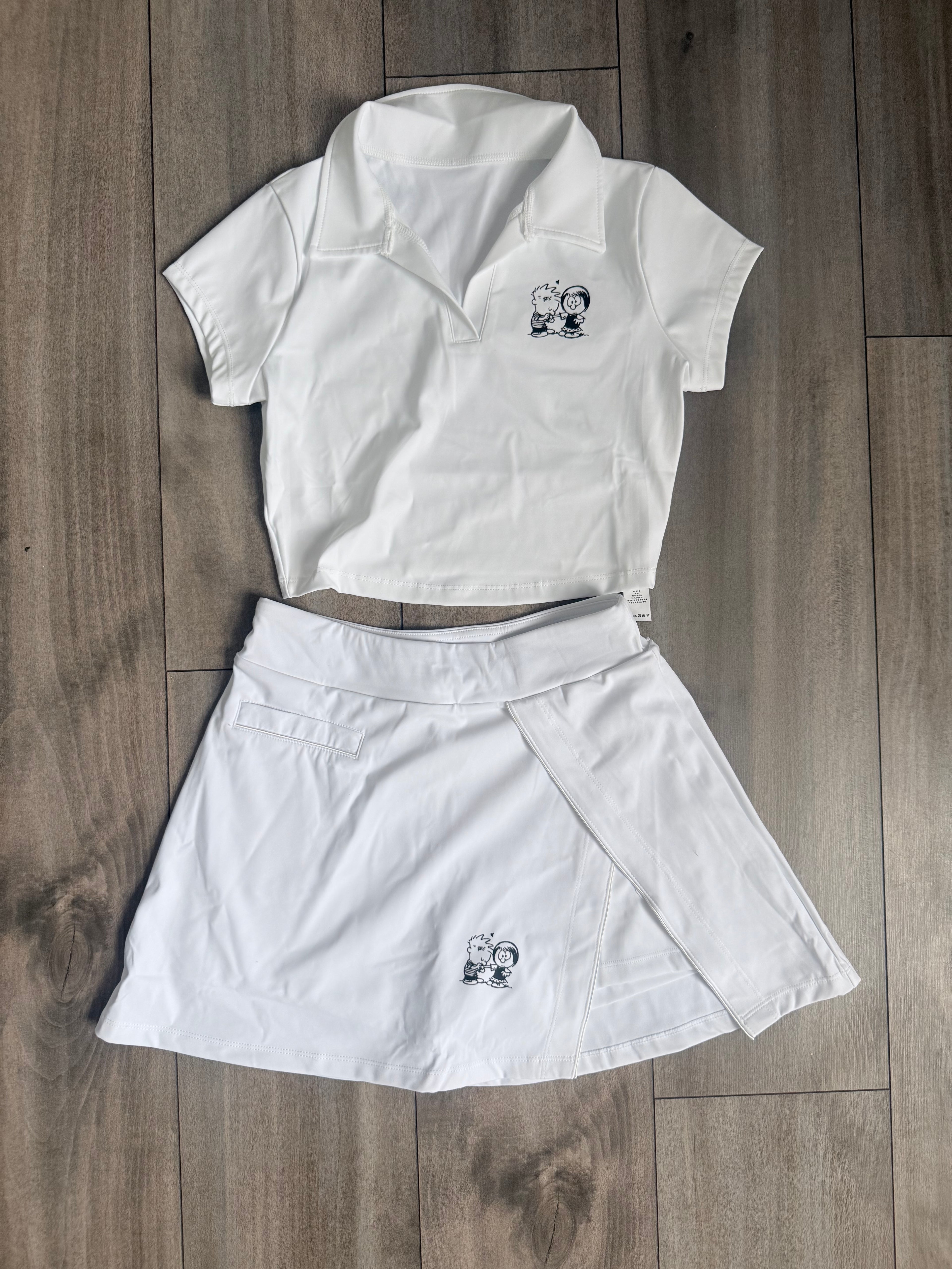 Sweetheart skirt set