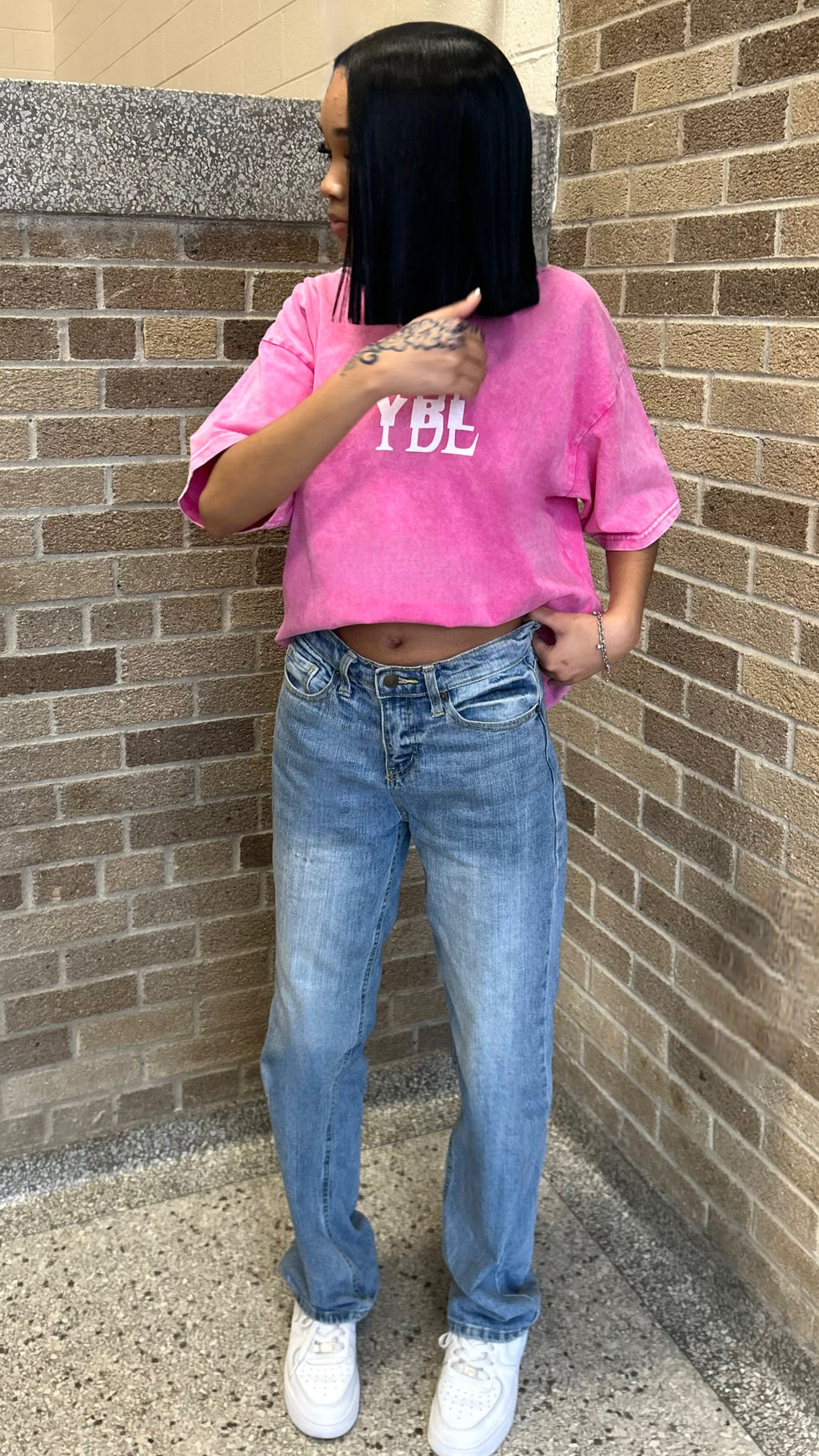 Ybl washed oversized shirt