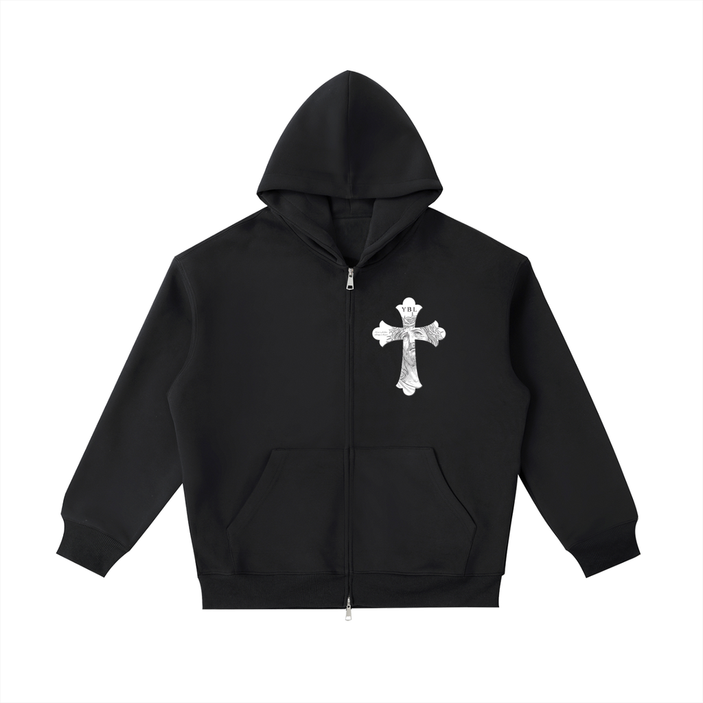 YBL cross hoodie
