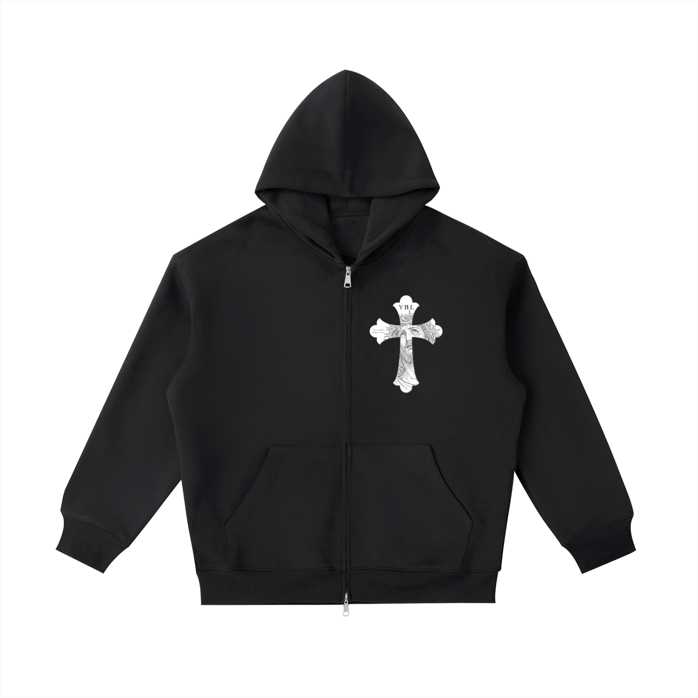 YBL cross hoodie