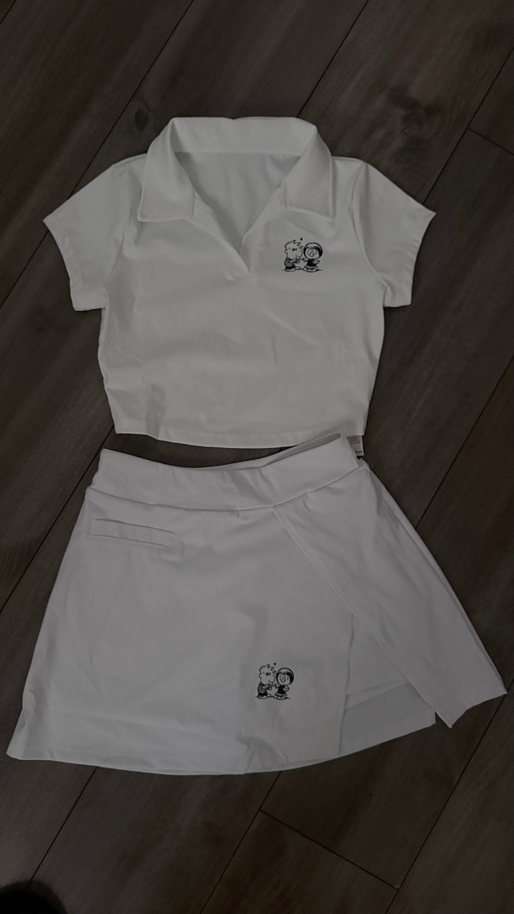 Sweetheart skirt set