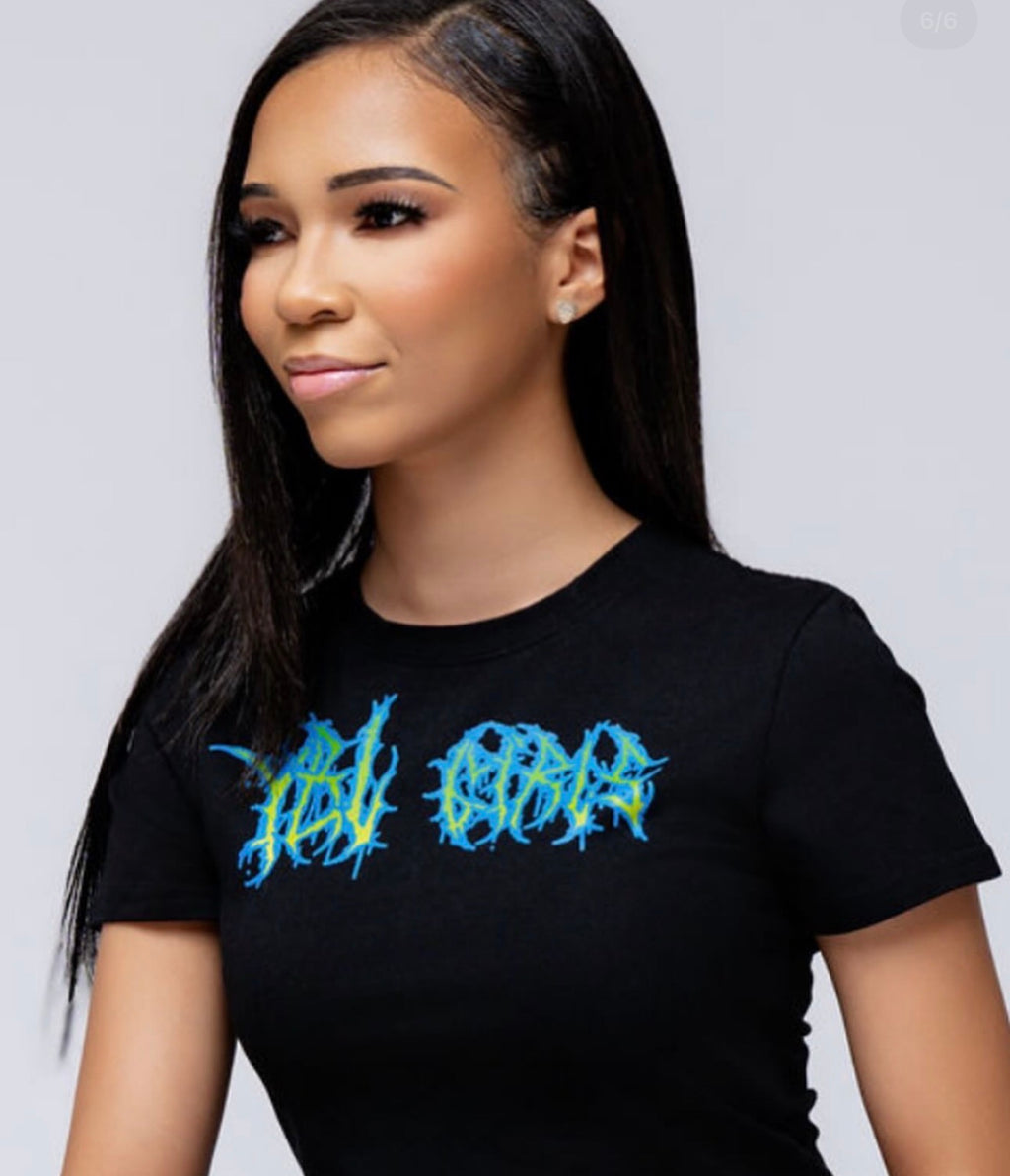 YBL girls  beahawk crop tee