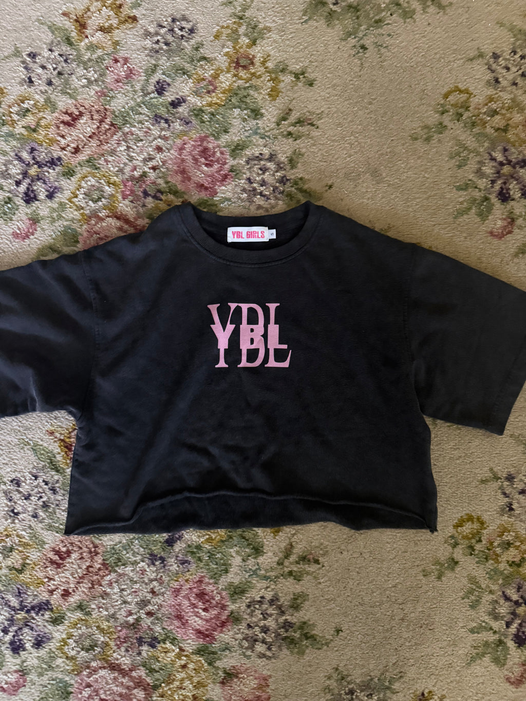 ybl girls  crop top tee