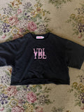 ybl girls  crop top tee