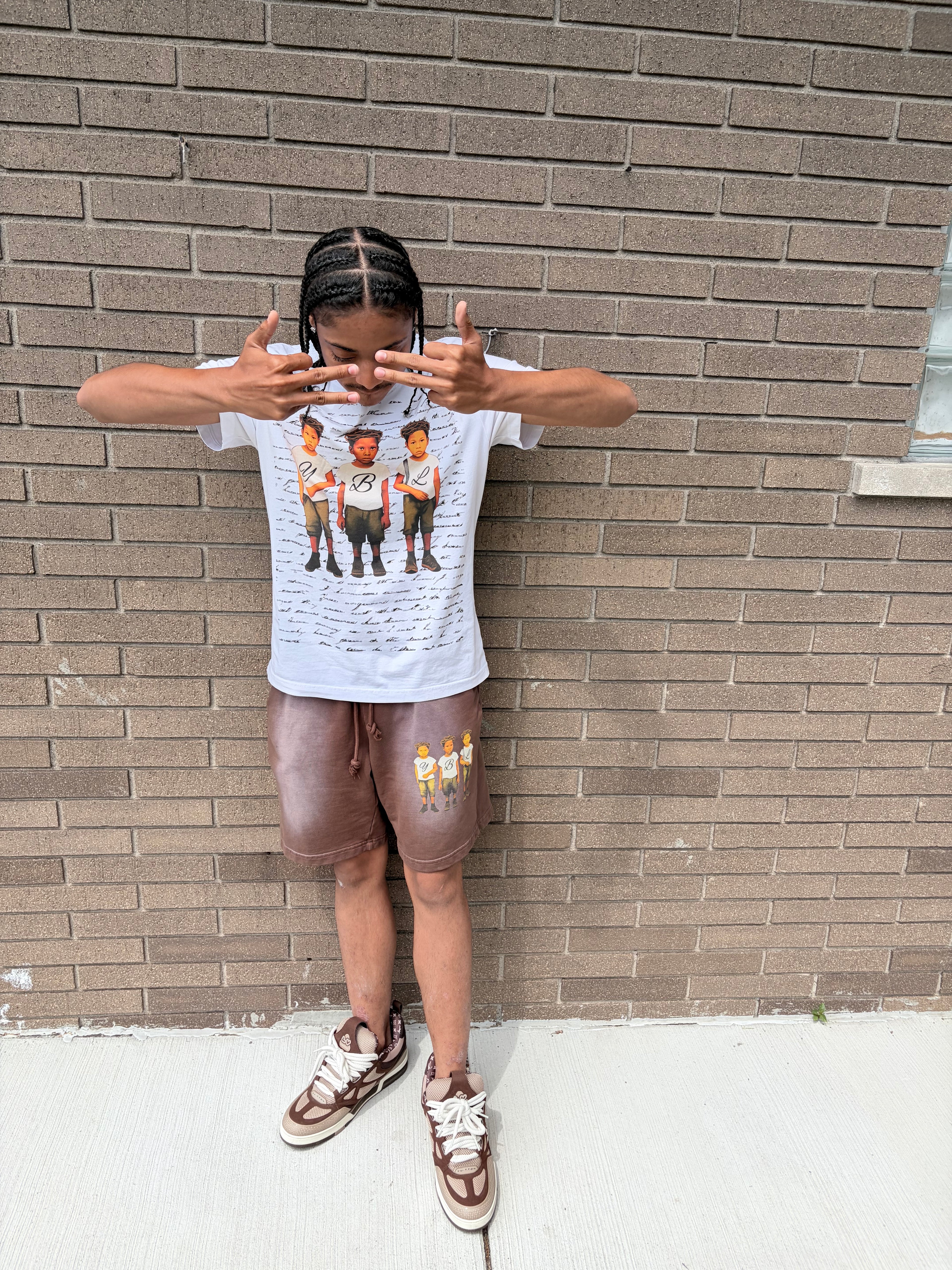 Triple 3 brown set