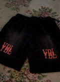 Da red  shorts