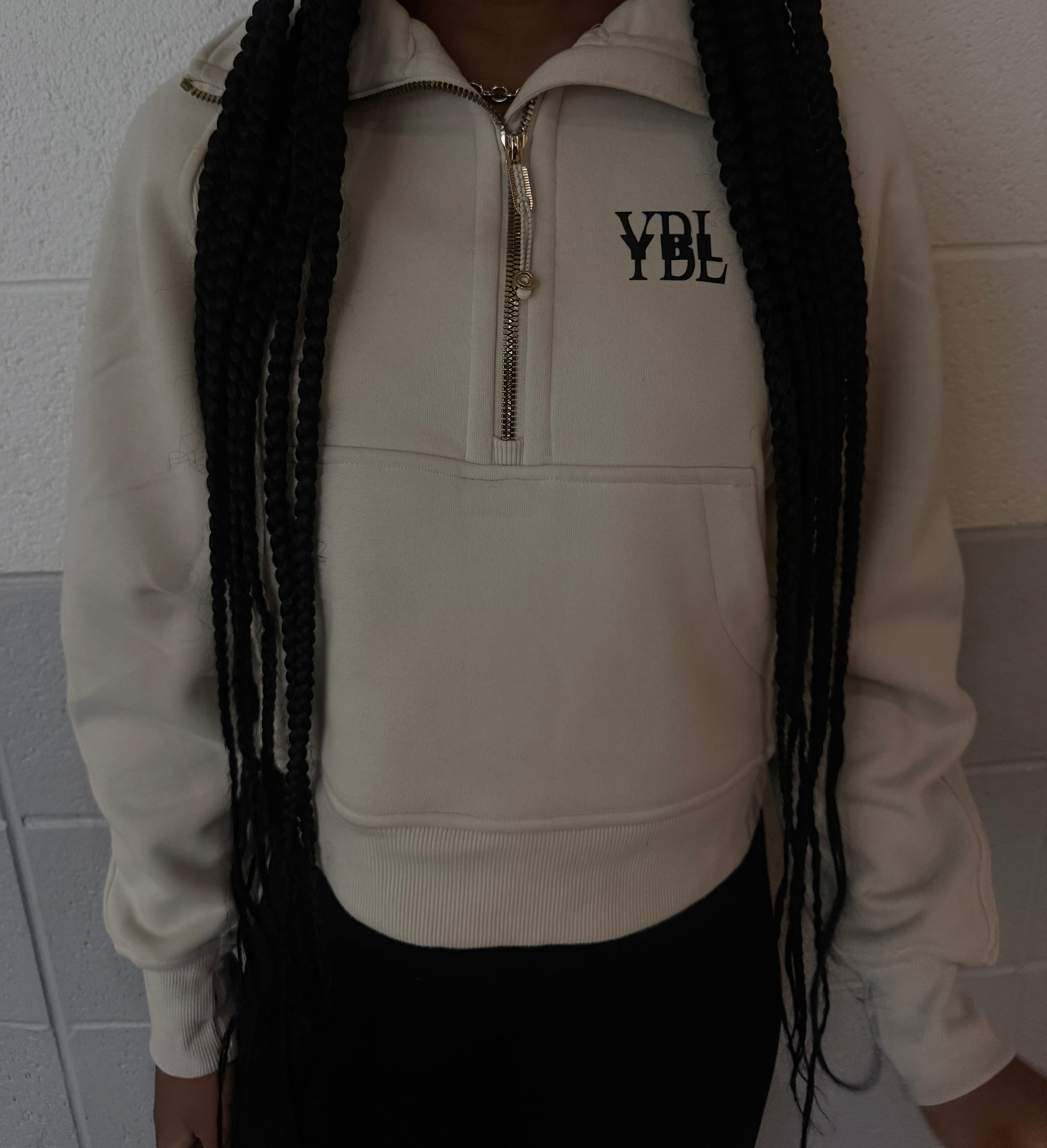 YBL girls half zip