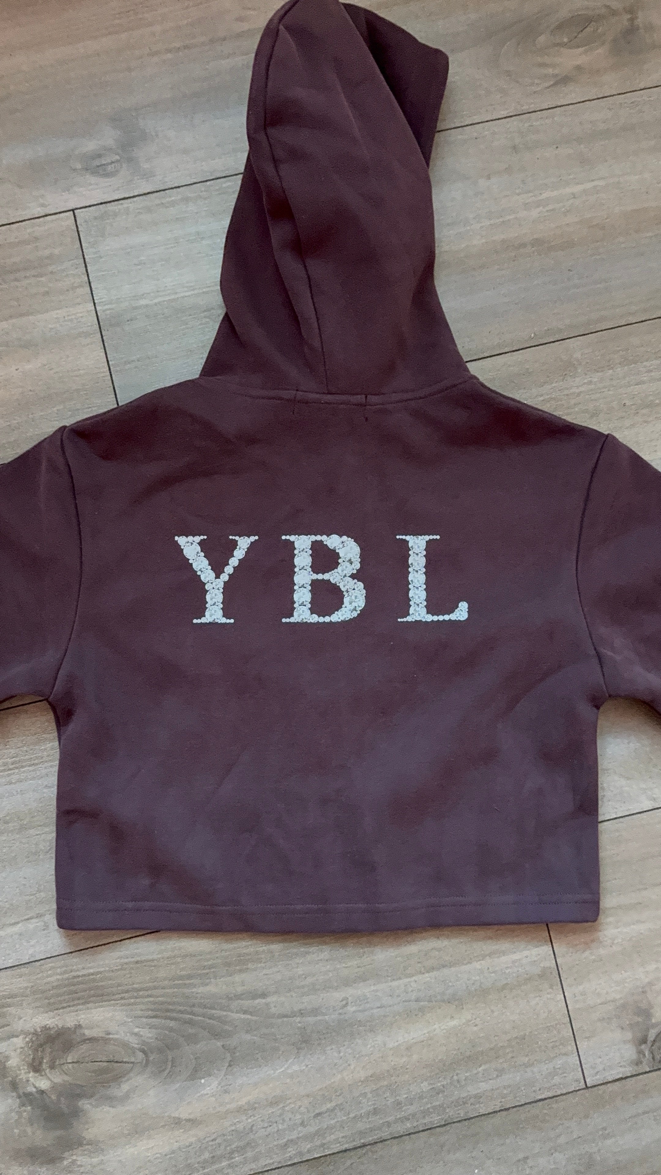 YBL girls dark reddish jacket