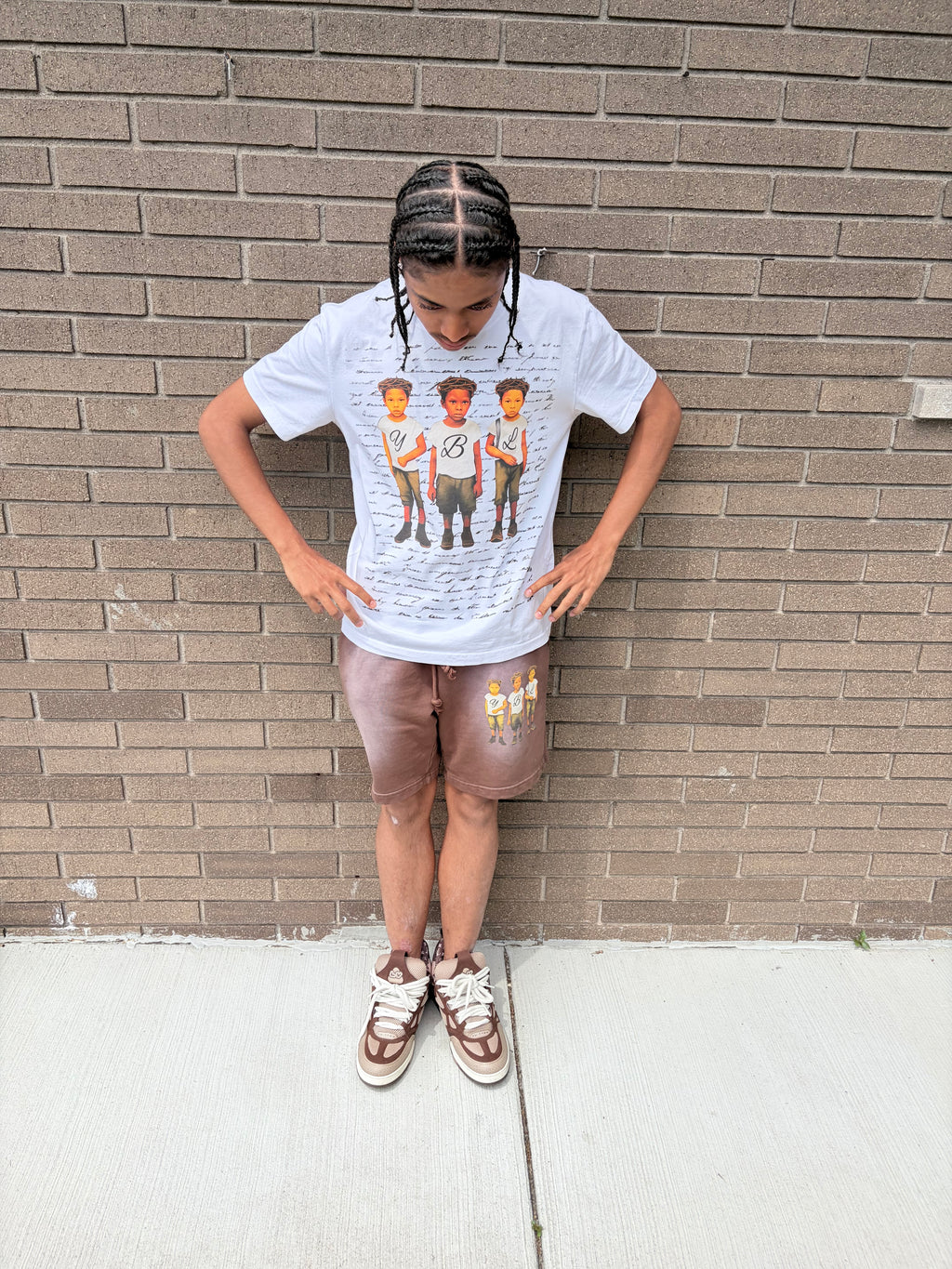 Triple 3 brown set