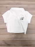 Sweet heart v neck crop